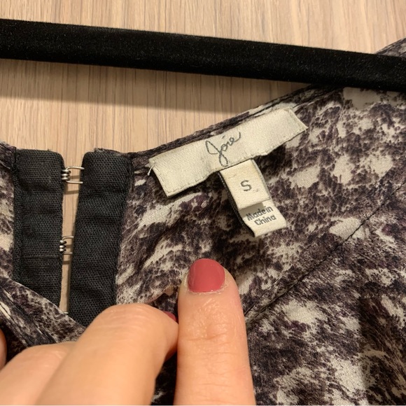 Joie Printed Silk Blouse - S - Picture 7 of 7